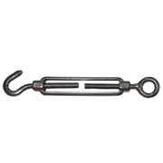 Stainless steel eye and hook turnbuckle M6